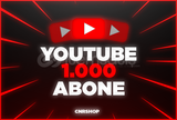 ⭐️ Youtube 1000 Gerçek Abone