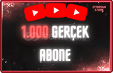 ⭐YOUTUBE 1.000 GERÇEK ABONE⭐