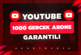 YouTube 1000 Gerçek Abone