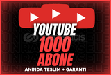 YOUTUBE 1000 GERÇEK ABONE | GARANTİLİ