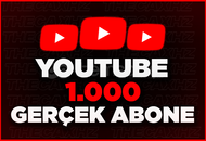 YouTube 1000 Gerçek Abone ( Garantili )