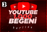 YOUTUBE 1000 GERÇEK BEĞENİ