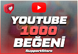 YouTube 1000 Gerçek Beğeni
