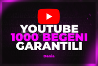 Youtube 1000 Gerçek Beğeni | Garantili