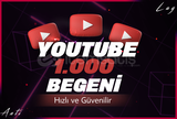 ⭐YOUTUBE 1000 GERÇEK [KALICI] BEĞENİ⭐