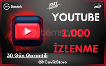 ⭐️YouTube 1.000 Global İzlenme [Garanti]⭐️