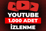 ⭐Youtube 1000 İzlenme + 365 Gün Garanti⭐