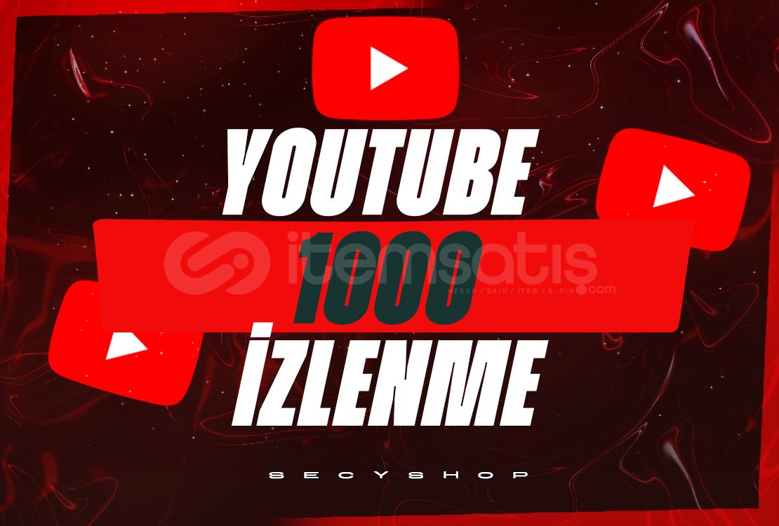 ⭐(GARANTİLİ) YOUTUBE 1000 İZLENME EN KALİTELİSİ⭐ ⭐(GARANTİLİ) YOUTUBE 1000 İZLENME EN KALİTELİSİ⭐