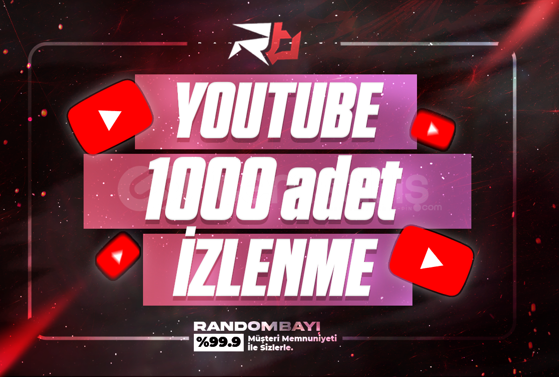 ⭐Youtube 1000 İzlenme / Garantili - Hızlı ⭐Youtube 1000 İzlenme / Garantili - Hızlı