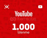 YOUTUBE 1000 İZLENME (KALICI)