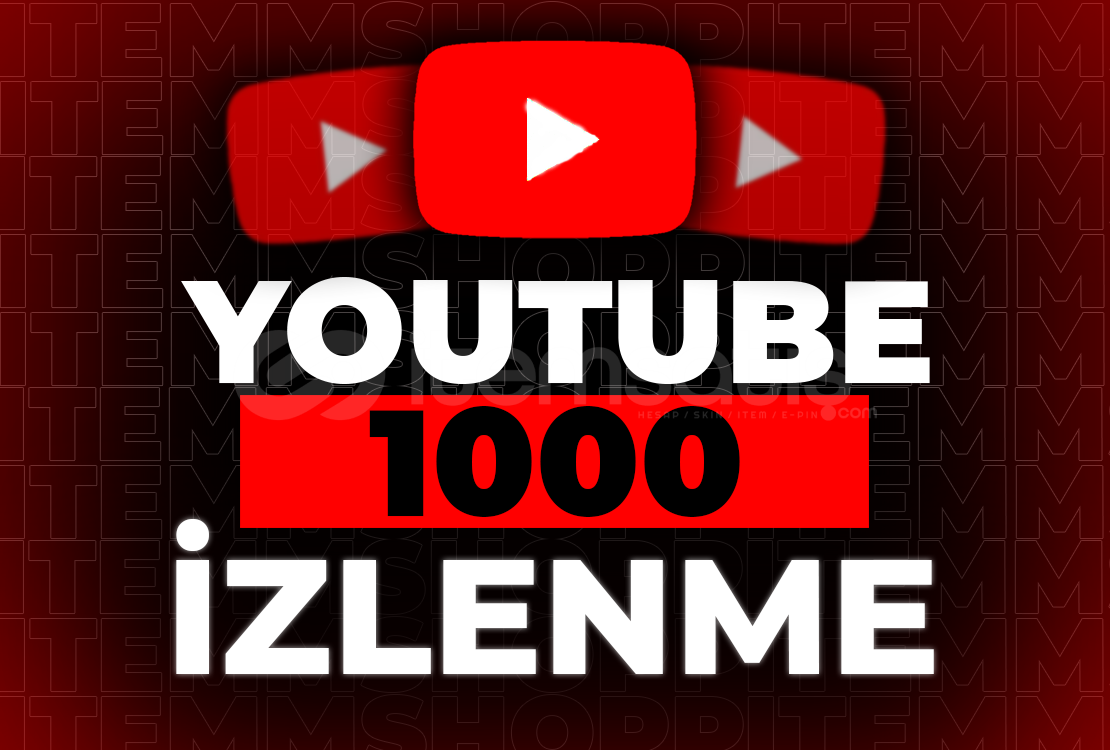 ⭐YOUTUBE 1000 İZLENME / KALİTELİ⭐ ⭐YOUTUBE 1000 İZLENME / KALİTELİ⭐