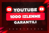 YOUTUBE 1000 İZLENME KALİTELİ