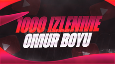 YouTube 1000 İzlenme / !ÖMÜR BOYU!
