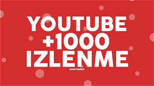 YouTube 1000 İzlenme ömür boyu garanti 100%100