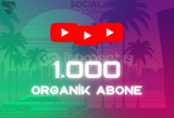 YouTube 1.000 Organik Abone - Garantili