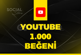 YouTube 1.000 Organik Beğeni