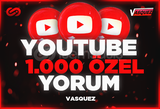 ⭐ YouTube 1000 Özel Yorum⭐