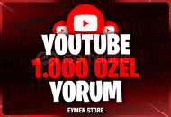 ⭐ YouTube 1000 Özel Yorum