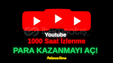 ⚡YouTube 1000 Saat İzlenme