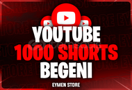 ⭐ YouTube 1000 Shorts Beğeni