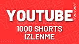 ⭐Youtube 1000 Shorts İzlenme + 365 Gün Garanti⭐