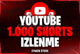 ⭐ YouTube 1000 Shorts İzlenme