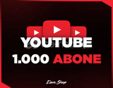YouTube 1.000 Takipçi ( 365 Gün Garantili )