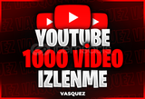 ⭐ YouTube 1000 Video İzlenme⭐
