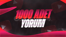 YouTube 1000 Yorum / %GARANTİ