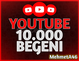 YouTube 10.000 Beğeni - Kaliteli