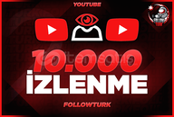 ⭐Youtube 10.000 Gerçek izlenme⭐