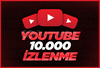 YOUTUBE 10.000 TÜRK İZLENME KALİTELİ