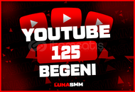[YouTube] 125 Beğeni