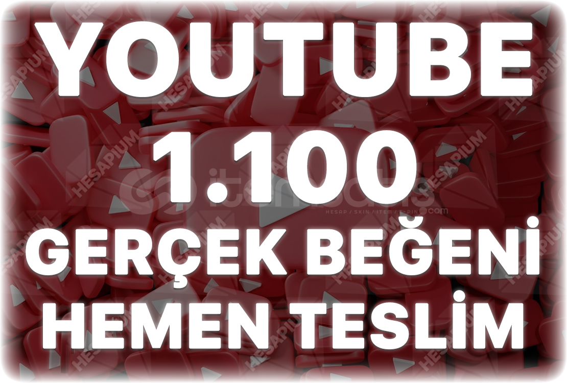 Youtube 1.100 Organik Beğeni Youtube 1.100 Organik Beğeni