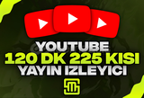 ✨YouTube 120 Dk 225 Kişi Yayın İzleyici!