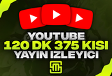 ✨YouTube 120 Dk 375 Kişi Yayın İzleyici!
