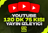 ✨YouTube 120 Dk 75 Kişi Yayın İzleyici!