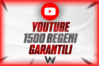 YOUTUBE 1500 BEĞENİ KALİTELİ/