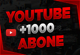 YouTube 1K Abone - Kaliteli