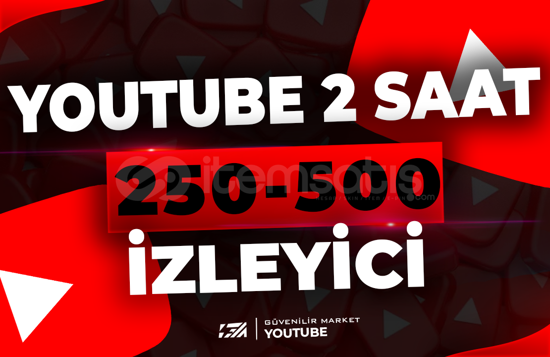 ⭐Youtube 2 Saat 250-500 Canlı İzleyici ⭐  ⭐Youtube 2 Saat 250-500 Canlı İzleyici ⭐