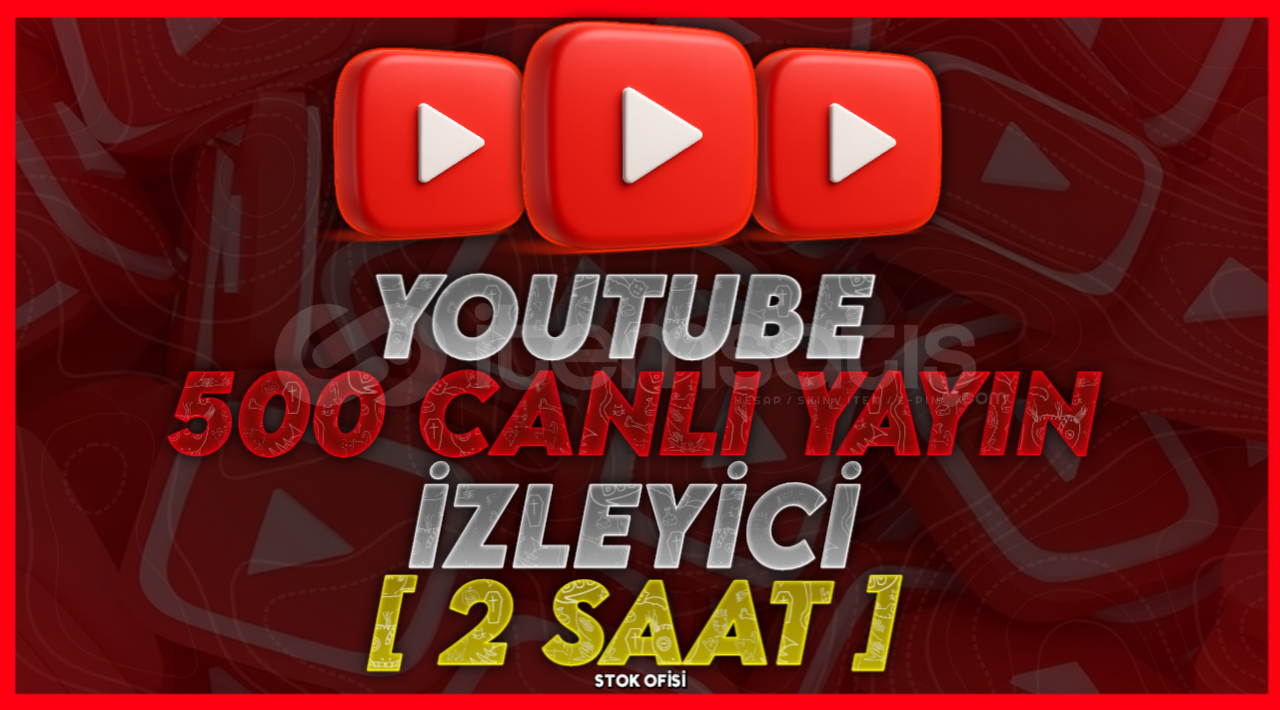 YOUTUBE 2 SAAT 500 CANLI YAYIN İZLEYİCİ YOUTUBE 2 SAAT 500 CANLI YAYIN İZLEYİCİ