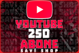 ⭐YOUTUBE 250 ABONE+GARANTİ⭐