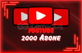 Youtube 2000 Abone | Ömür Boyu Garantili