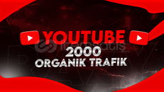 Youtube 2000 ADET %100 Organik Gerçek Trafik