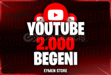 ⭐ YouTube 2000 Gerçek Beğeni