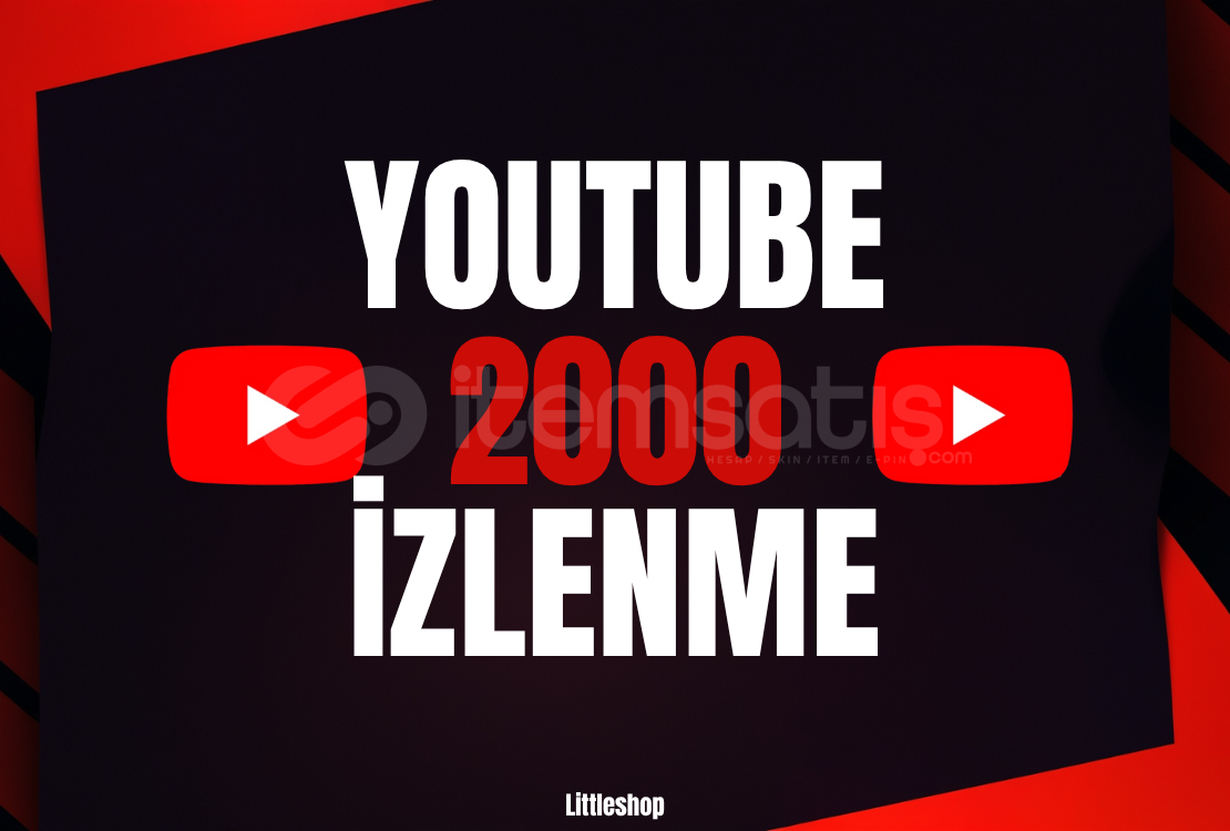 ⭐Youtube 2000 İzlenme / Garantili - Hızlı ⭐Youtube 2000 İzlenme / Garantili - Hızlı