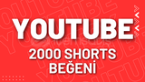 ⭐Youtube 2000 Shorts Beğeni + 30 Gün Garanti⭐