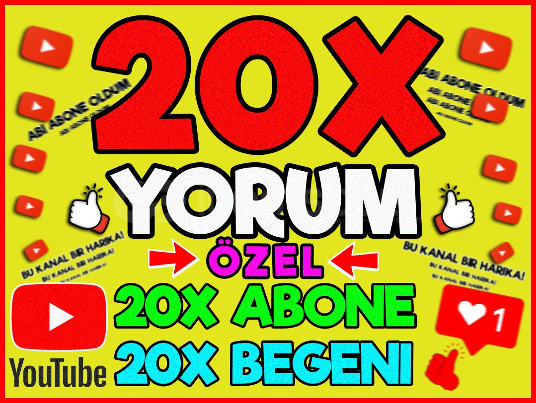 ⭐KALICI YOUTUBE 20X ÖZEL YORUM 20X ABONE 20X- ⭐KALICI YOUTUBE 20X ÖZEL YORUM 20X ABONE 20X-