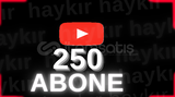 ⭐ YOUTUBE 250 ABONE⭐ 