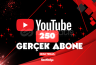 ♻️ YOUTUBE GERÇEK 250 ABONE [GARANTİLİ]